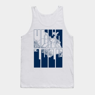 Honolulu, Hawaii, USA City Map Typography - Coastal Tank Top